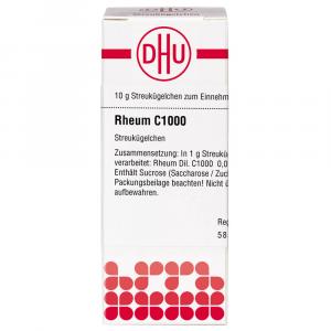 RHEUM C 1000 Globuli Ind.Fert.