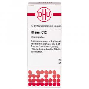 RHEUM C 12 Globuli Ind.Fert.