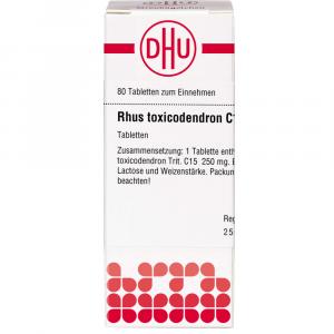 RHUS TOXICODENDRON C 15 Tabletten