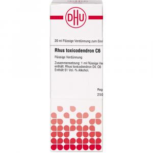 RHUS TOXICODENDRON C 6 Dilution