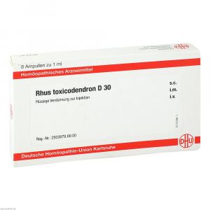 RHUS TOXICODENDRON D 30 Ampullen