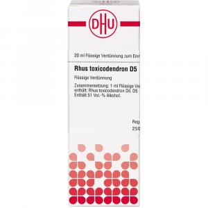 RHUS TOXICODENDRON D 5 Dilution