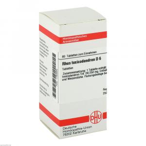 RHUS TOXICODENDRON D 6 Tabletten