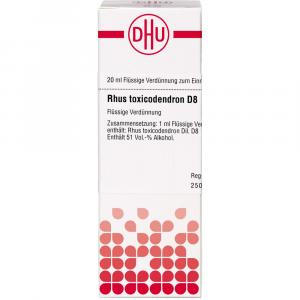 RHUS TOXICODENDRON D 8 Dilution