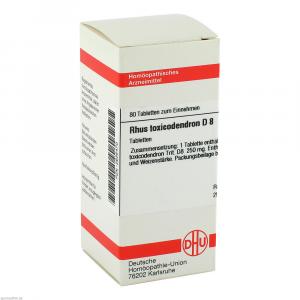 RHUS TOXICODENDRON D 8 Tabletten