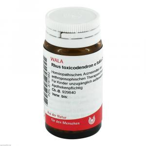 RHUS TOXICODENDRON E foliis D 12 Globuli