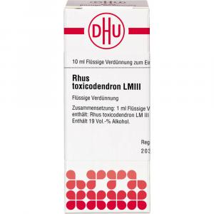 RHUS TOXICODENDRON LM III Dilution Ind.Fert.