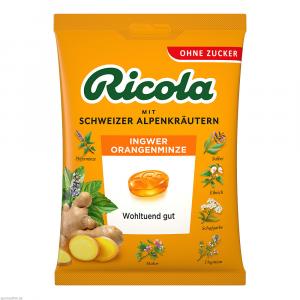 RICOLA o.Z.Beutel Ingwer Orangenminze Bonbons