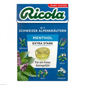 RICOLA o.Z.Box Menthol extra stark Bonbons