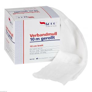 ROGG VERBANDMULL 10 cmx10 m Rolle 8fach