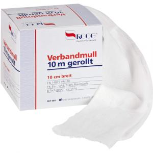 ROGG VERBANDMULL 10 cmx2 m Rolle 8fach