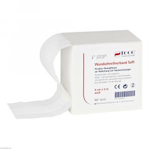 ROGG WUNDSCHNELLVERBAND soft 6 cmx5 m weiß