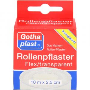 ROLLENPFLASTER Flex 2,5 cmx10 m trp.Euroaufhänger