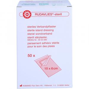RUDAVLIES-steril Verbandpflaster 6x10 cm