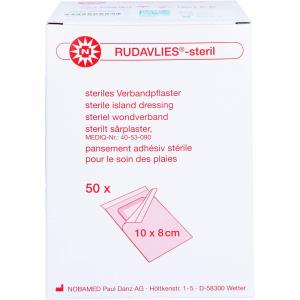 RUDAVLIES-steril Verbandpflaster8x10 cm