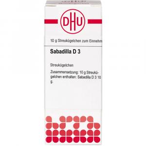 SABADILLA D 3 Globuli Ind.Fert.