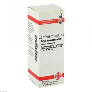 SABAL SERRULATUM D 6 Dilution