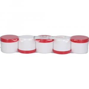 SALBENKRUKE weiß 150 g m.Schraubdeckel rot