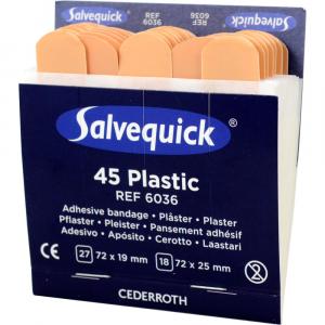SALVEQUICK Pflasterstrips wasserfest Refill 6036