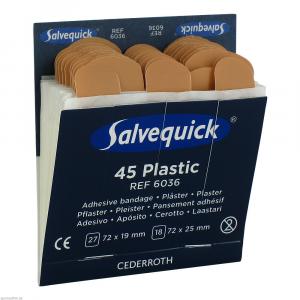 SALVEQUICK Pflasterstrips wasserfest Refill 6036