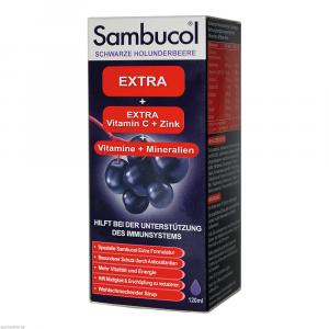 SAMBUCOL Extra mit Vitaminen & Mineralien Saft