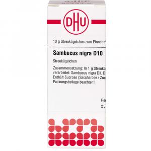 SAMBUCUS NIGRA D 10 Globuli