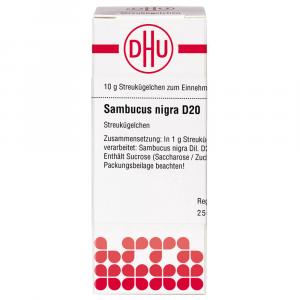 SAMBUCUS NIGRA D 20 Globuli Ind.Fert.