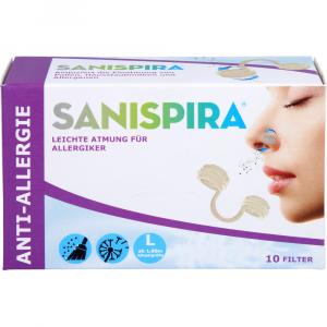 SANISPIRA Nasenfilter Anti Allergie Gr.L