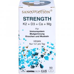 SANOMOTION STRENGTH K2+D3+Ca+Mg vegan Kapseln