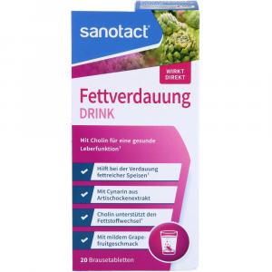 SANOTACT Fettverdauung Drink Brausetabletten