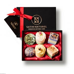 SATIN NATUREL Bio Badepral.Divine Geschenkset Frau