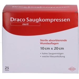 SAUGKOMPRESSEN steril 10x20 cm Draco