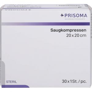 SAUGKOMPRESSEN steril 20x20 cm 1356