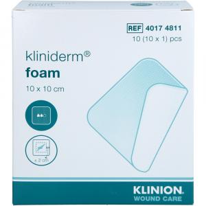 SCHAUMVERBAND 10x10 cm nicht haftend