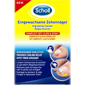 SCHOLL Eingewachsene Zehennägel Clips & Spray