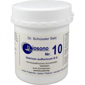 SCHÜSSLER BIOSONO Nr.10 Tabletten