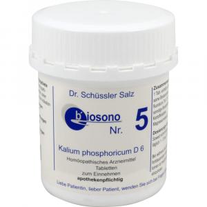 SCHÜSSLER BIOSONO Nr.5 Tabletten