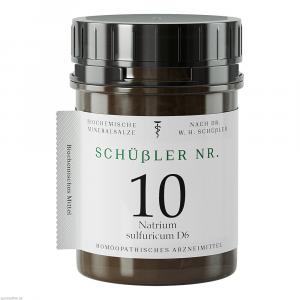 SCHÜSSLER NR.10 Natrium sulfuricum D 6 Tabletten