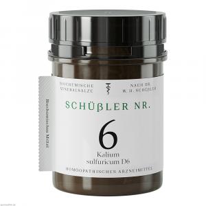 SCHÜSSLER NR.6 Kalium sulfuricum D 6 Tabletten
