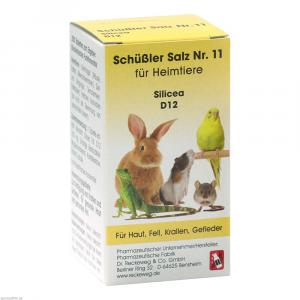 SCHÜSSLER SALZ Nr.11 Silicea D 12 f.Heimtiere