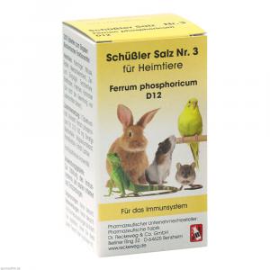 SCHÜSSLER SALZ Nr.3 Ferrum phos.D 12 f.Heimtiere