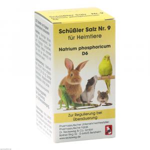 SCHÜSSLER SALZ Nr.9 Natrium phos.D 6 f.Heimtiere