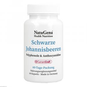 SCHWARZE JOHANNISBEER 500 mg+Polyphenole veg.Kps