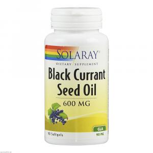 SCHWARZES Johannisbeersamenöl 600 mg Solaray Kaps.