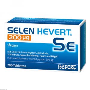 SELEN HEVERT 200 μg Tabletten