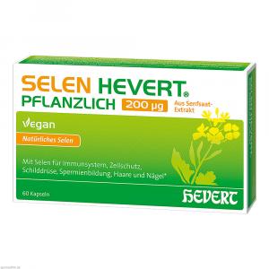 SELEN HEVERT pflanzlich 200 μg Kapseln