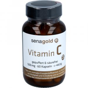 SENAGOLD Vitamin C gepuffert & säurefrei 400 mg