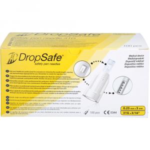 SICHERHEITS-PEN-NADELN DropSafe 31 Gx5 mm