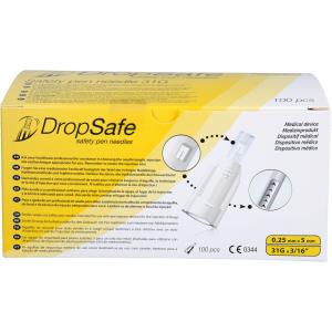 SICHERHEITS-PEN-NADELN DropSafe 31 Gx5 mm