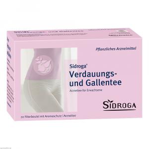 SIDROGA Verdauungs- und Gallentee Filterbeutel